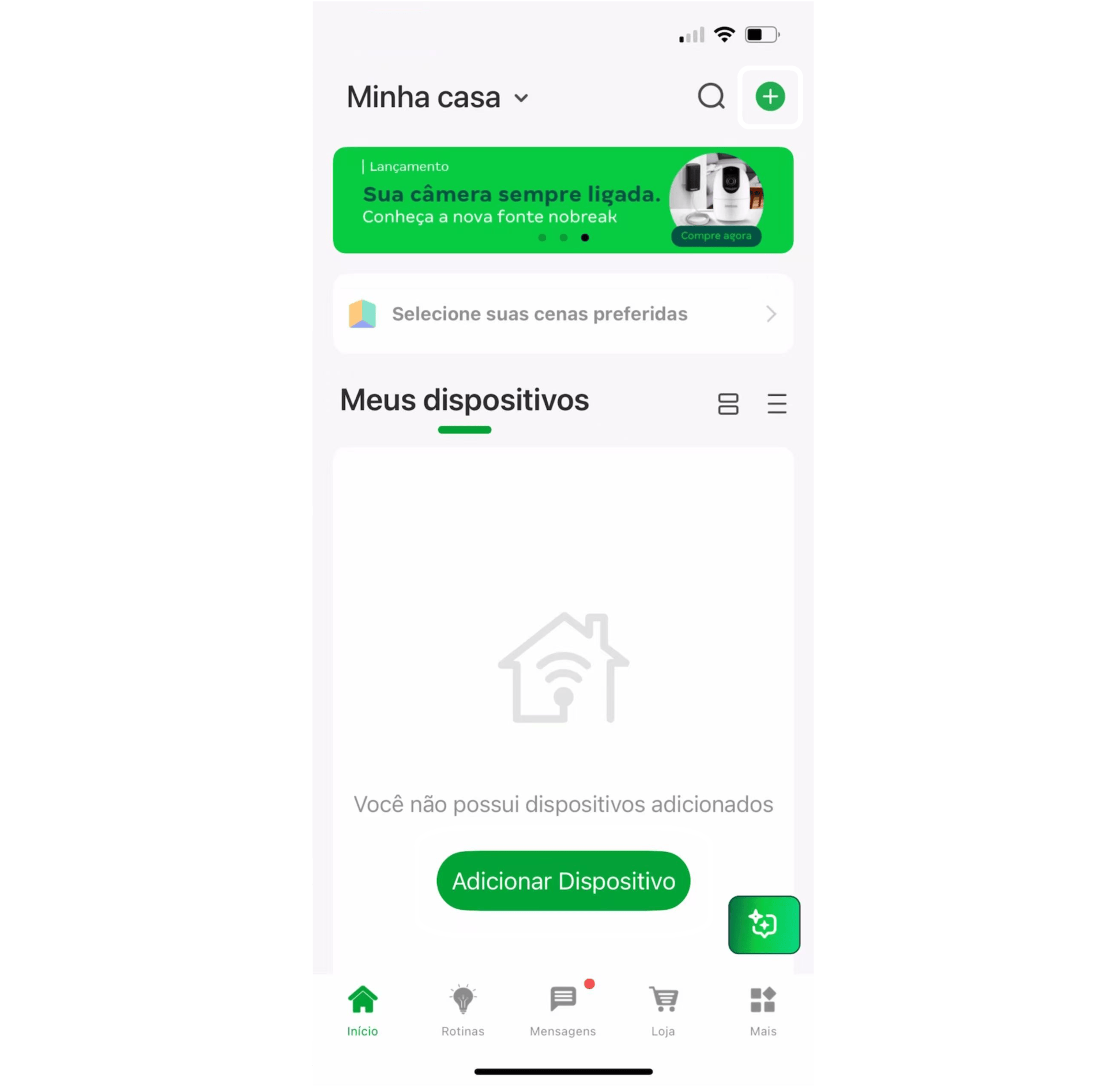 Etapas de Cadastro do ME Cabeado